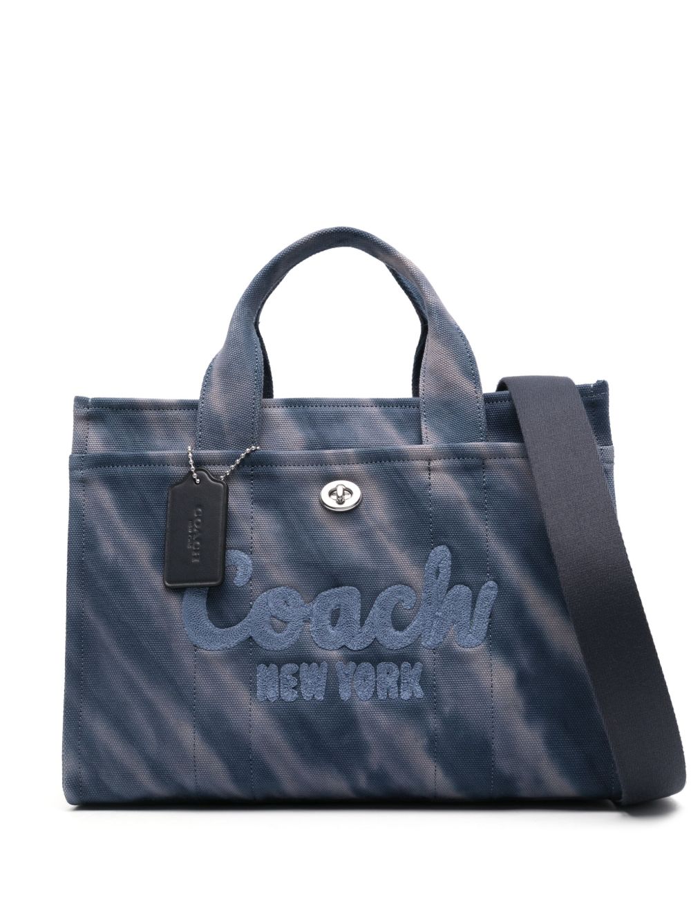 Coach Cargo 26 扎染托特包 - 蓝色