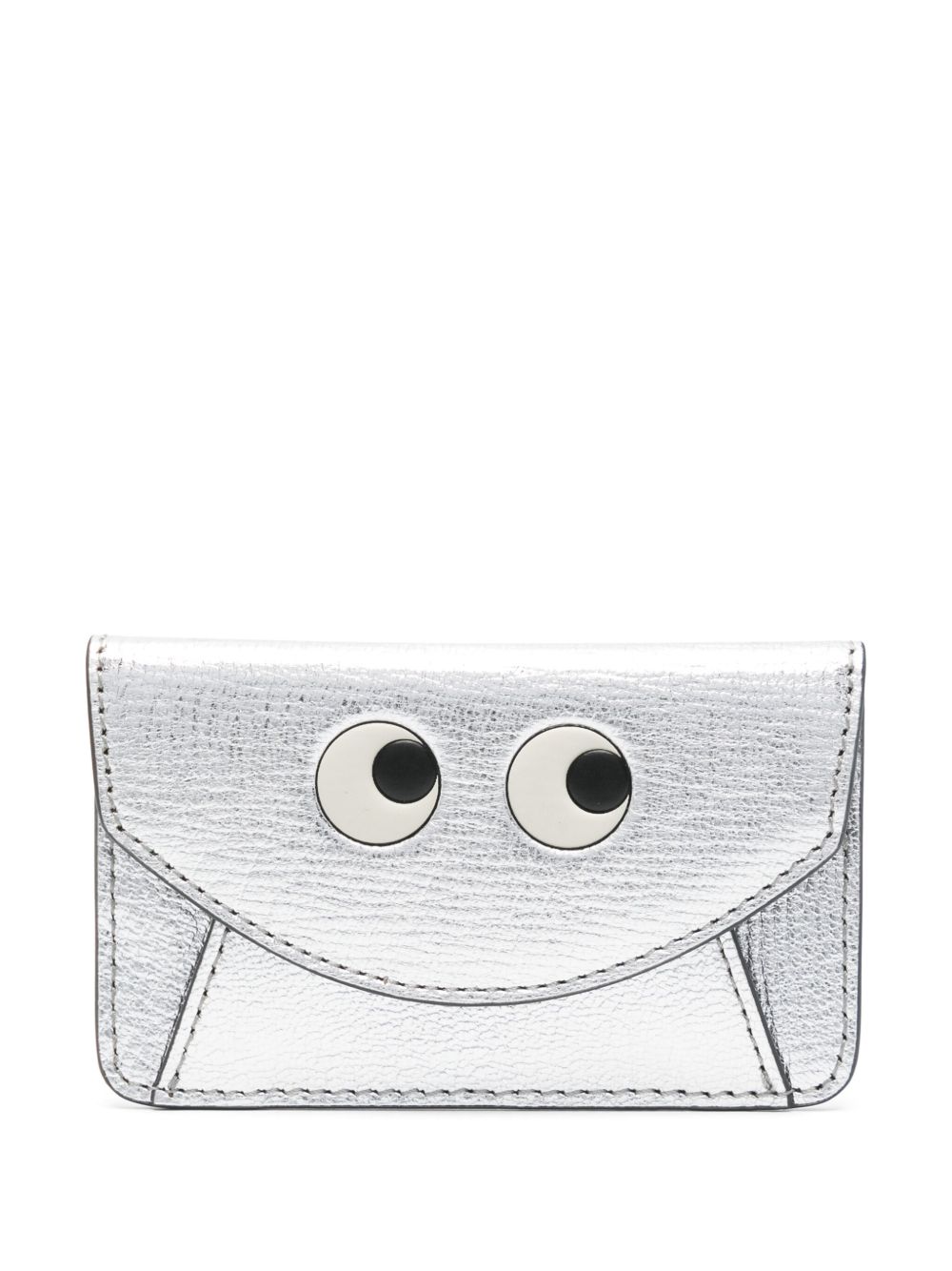 Anya Hindmarch Eyes Envelope 贴纸细节钱包 - 银色