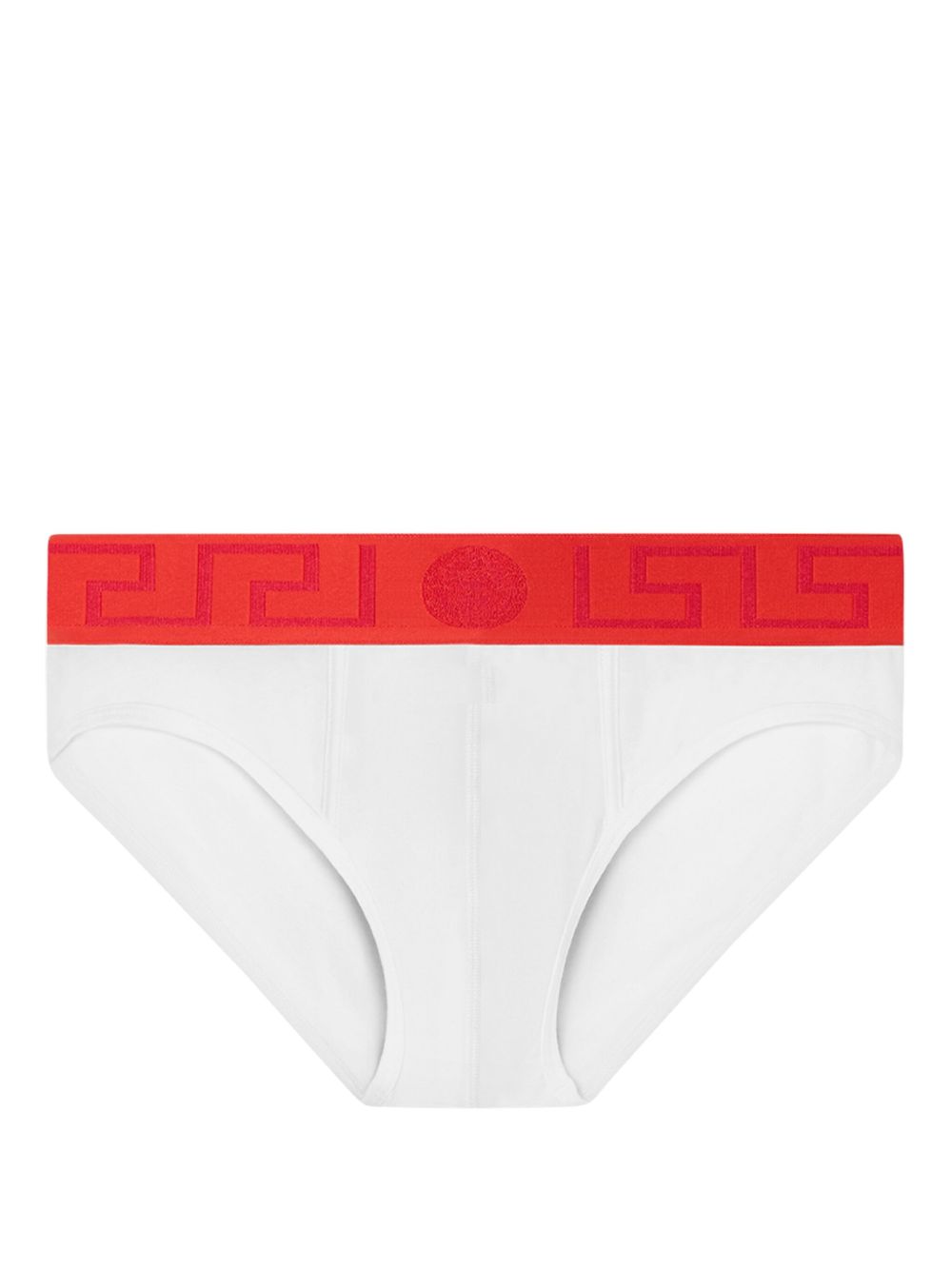 Versace Greca Border 三角内裤 - 白色