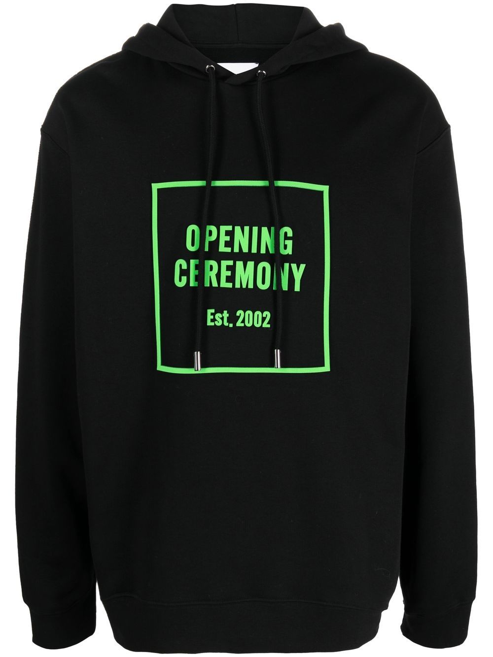 Opening Ceremony logo印花连帽衫 - 黑色