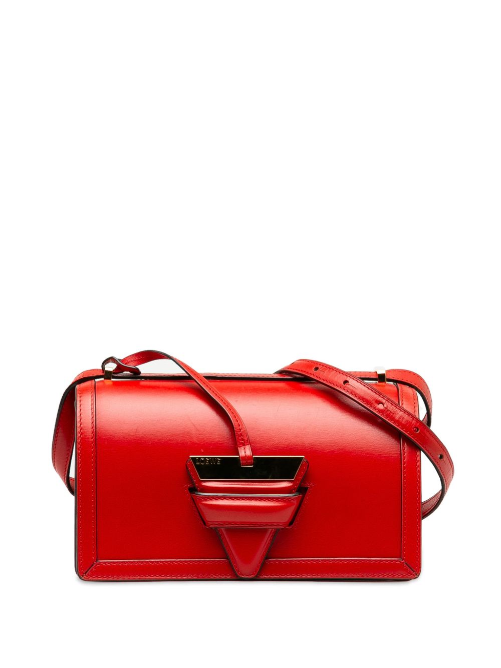 Loewe Pre-Owned Loewe Barcelona 斜挎包（2016年典藏款） - 红色