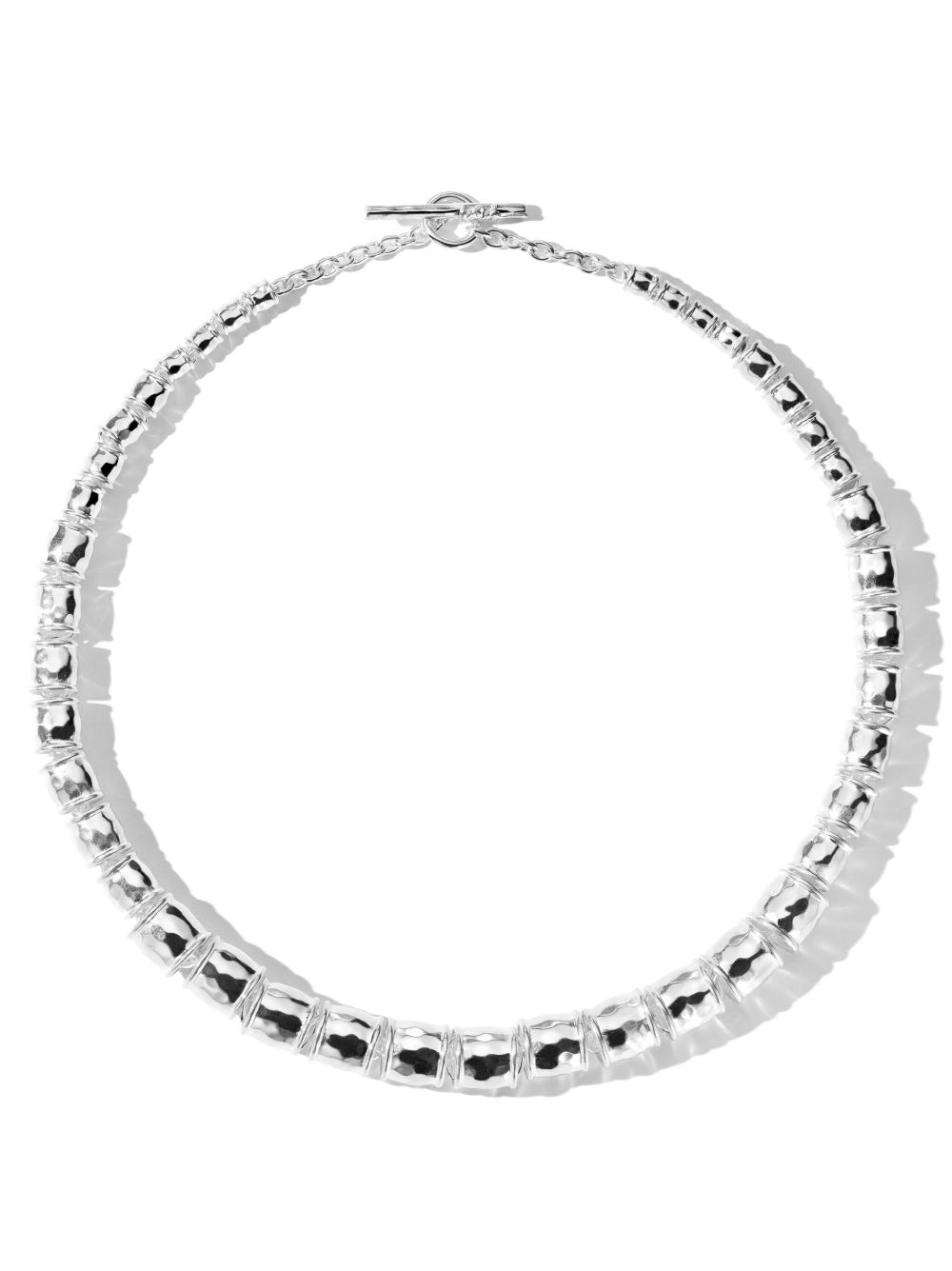 IPPOLITA Classico 纯银纹理串珠项链 - 银色