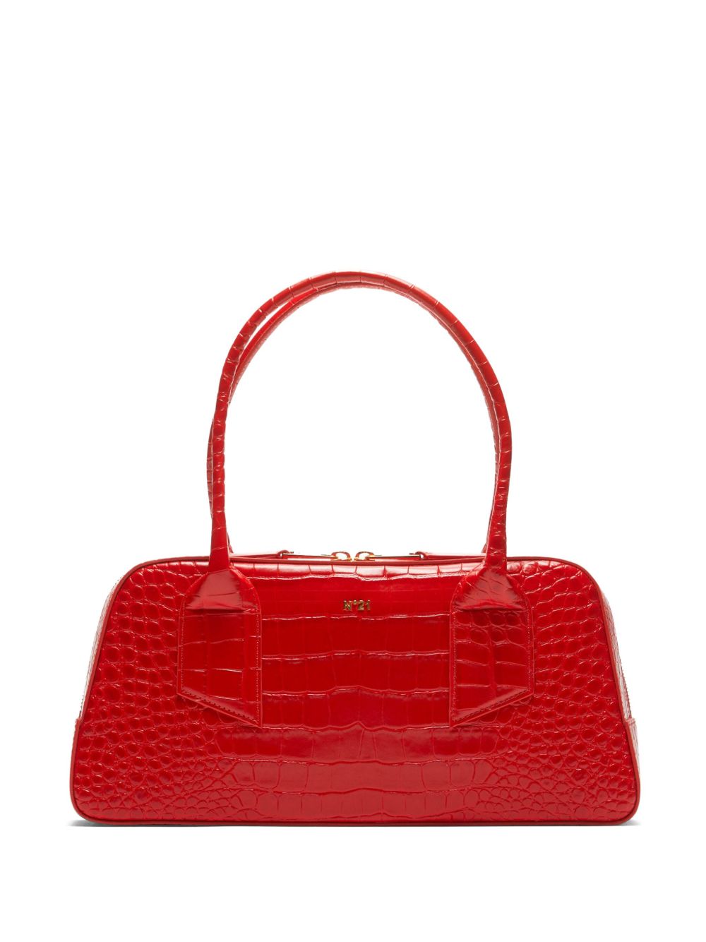 Nº21 Bauletto 中号单肩包 - 红色