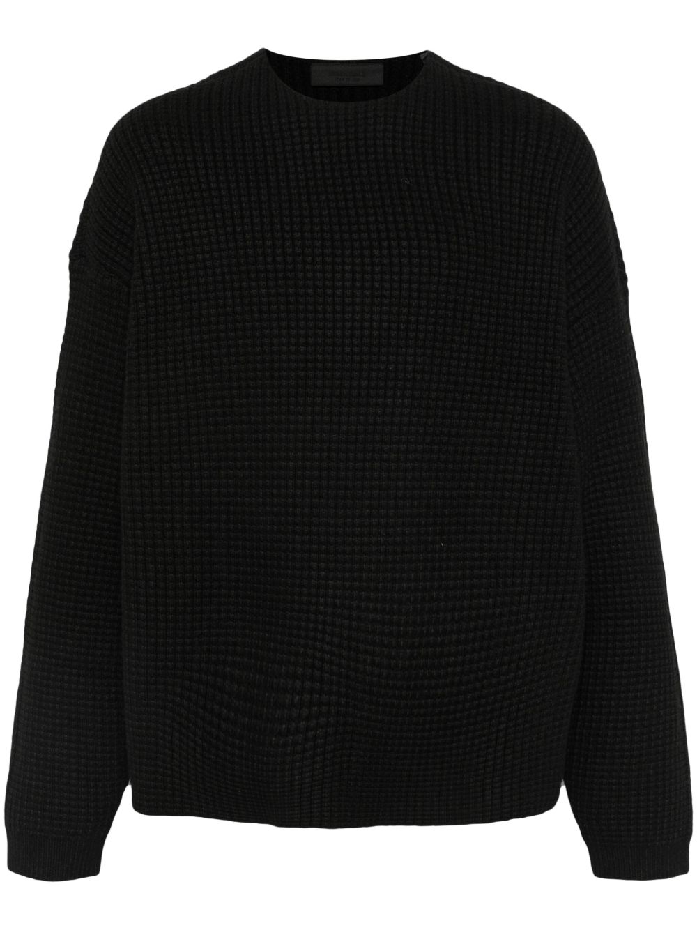 FEAR OF GOD ESSENTIALS 标贴毛衣 - 黑色
