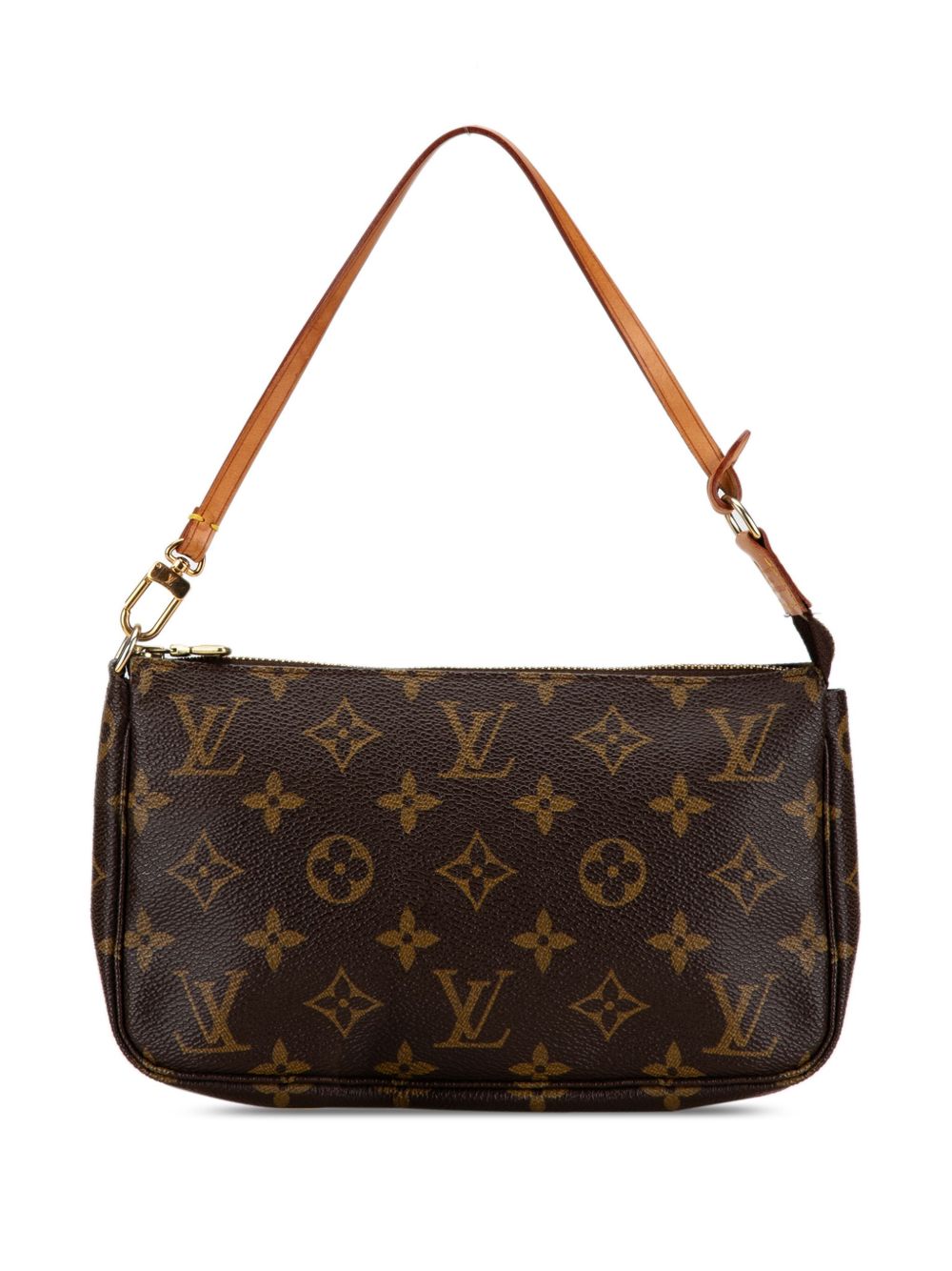 Louis Vuitton Pre-Owned Monogram Pochette Accessoires 单肩包（1999年典藏款） - 褐色