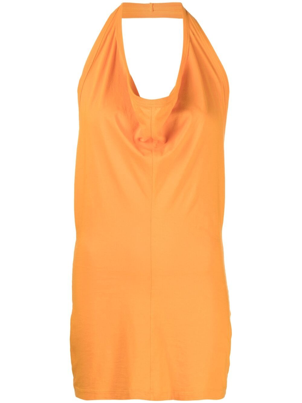 Maison Martin Margiela Pre-Owned 马丁·马吉拉时装屋 挂脖露背上衣 - 橘色
