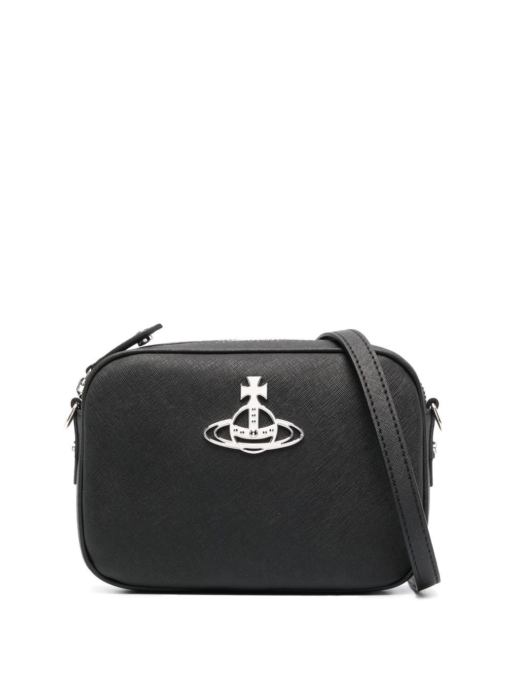 Vivienne Westwood Orb 标牌斜挎包 - 黑色