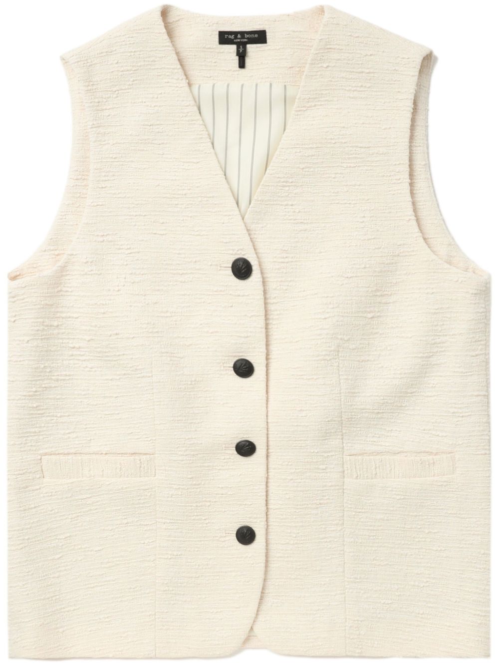 rag & bone Charlotte 粗花呢马甲 - 中性色
