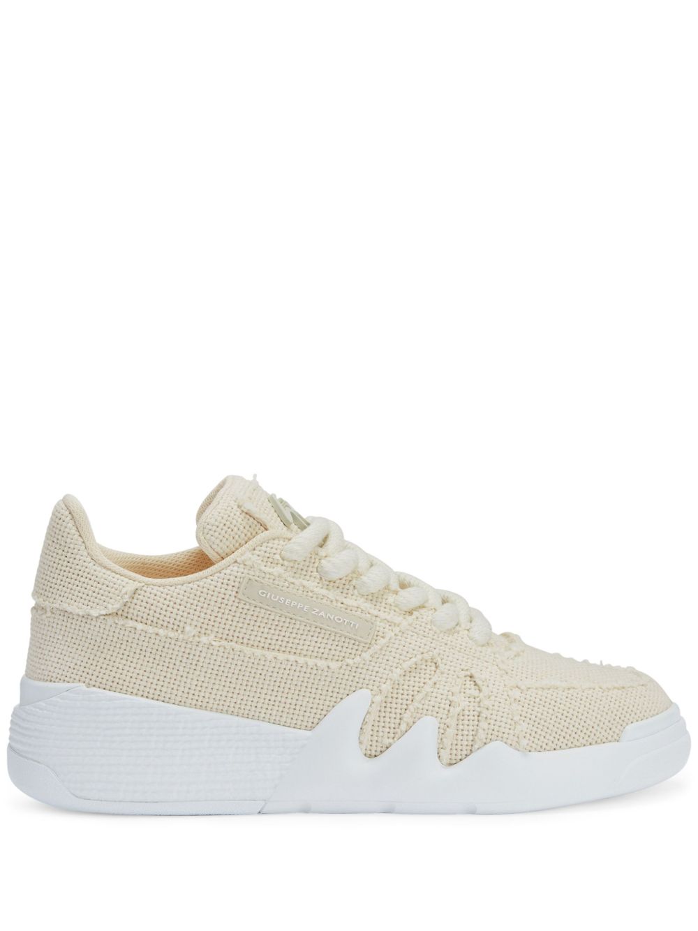 Giuseppe Zanotti Talon 编织效果运动鞋 - 中性色
