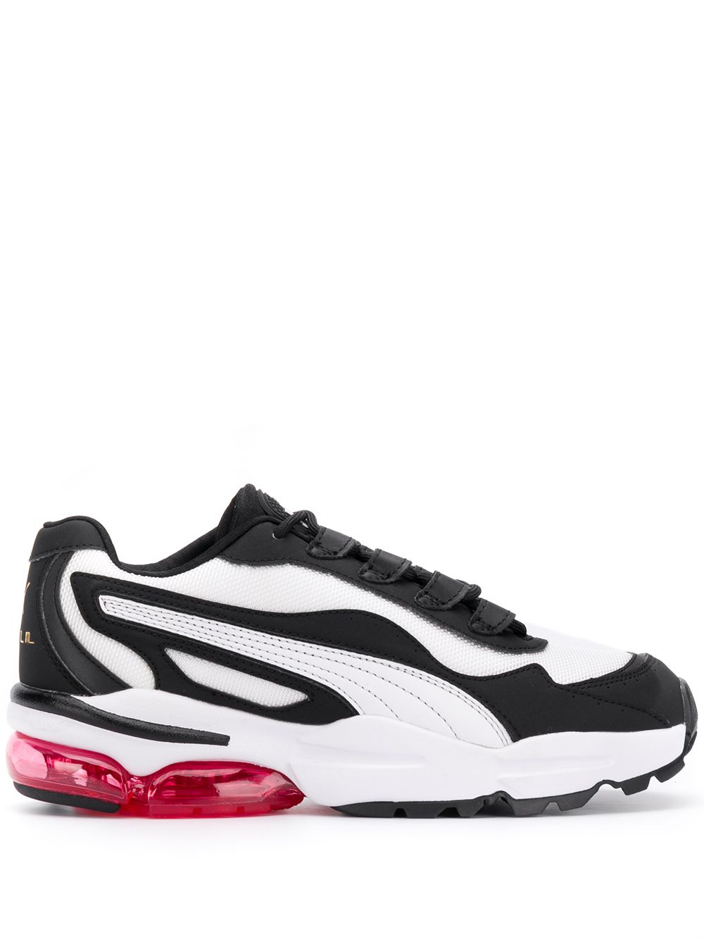 PUMA 厚底运动鞋 - 黑色