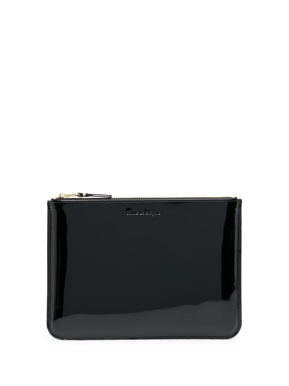 Comme Des Garçons Wallet 漆皮手拿包 - 黑色