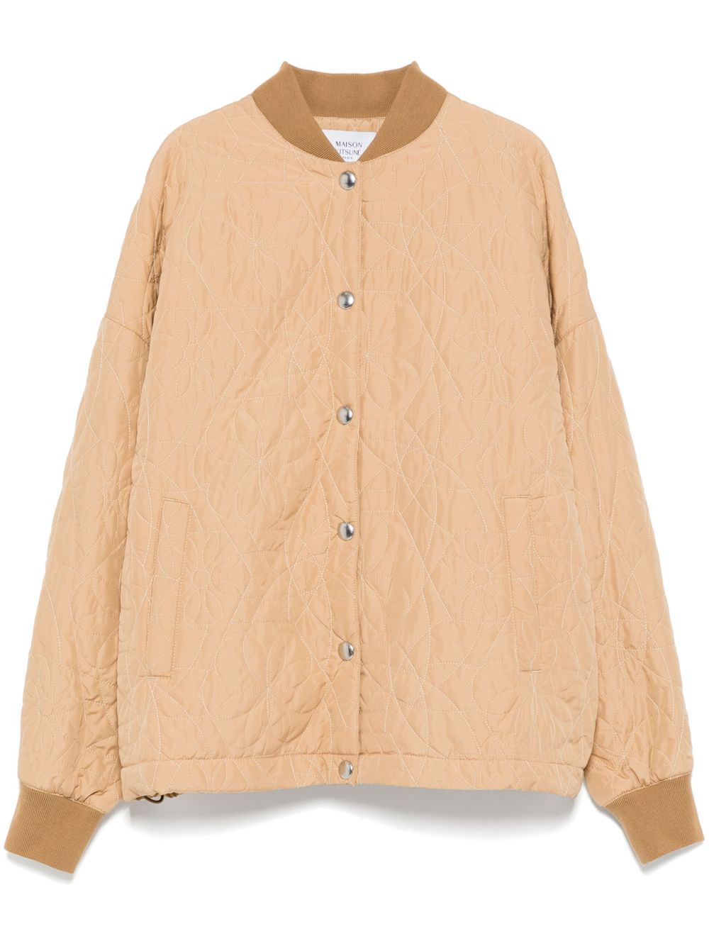 Maison Kitsuné 绗缝束腰夹克 - 中性色