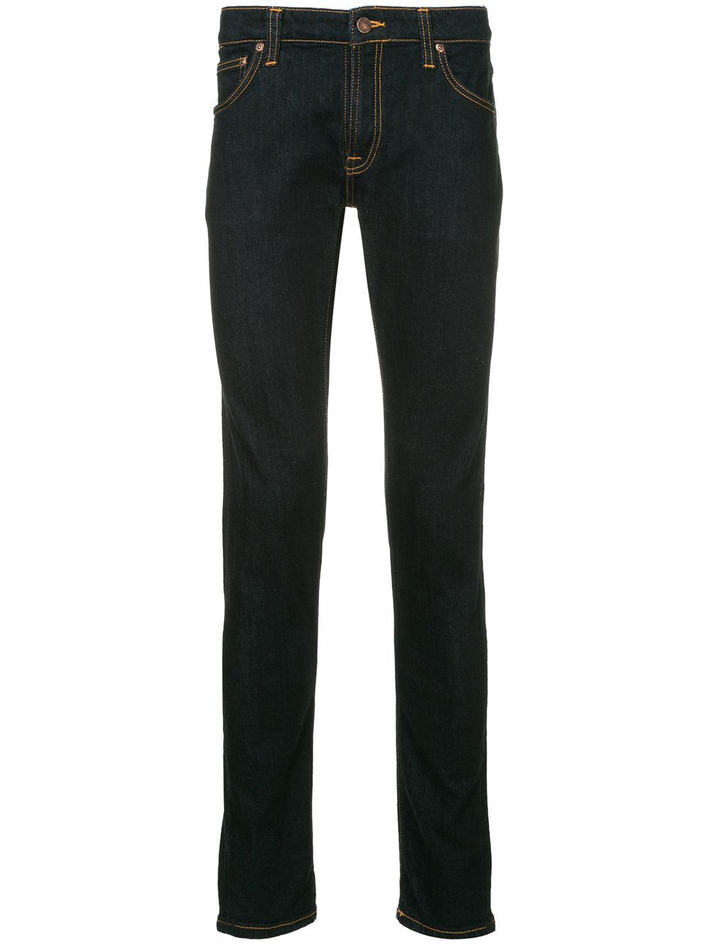 Nudie Jeans Lin紧身牛仔裤 - 蓝色