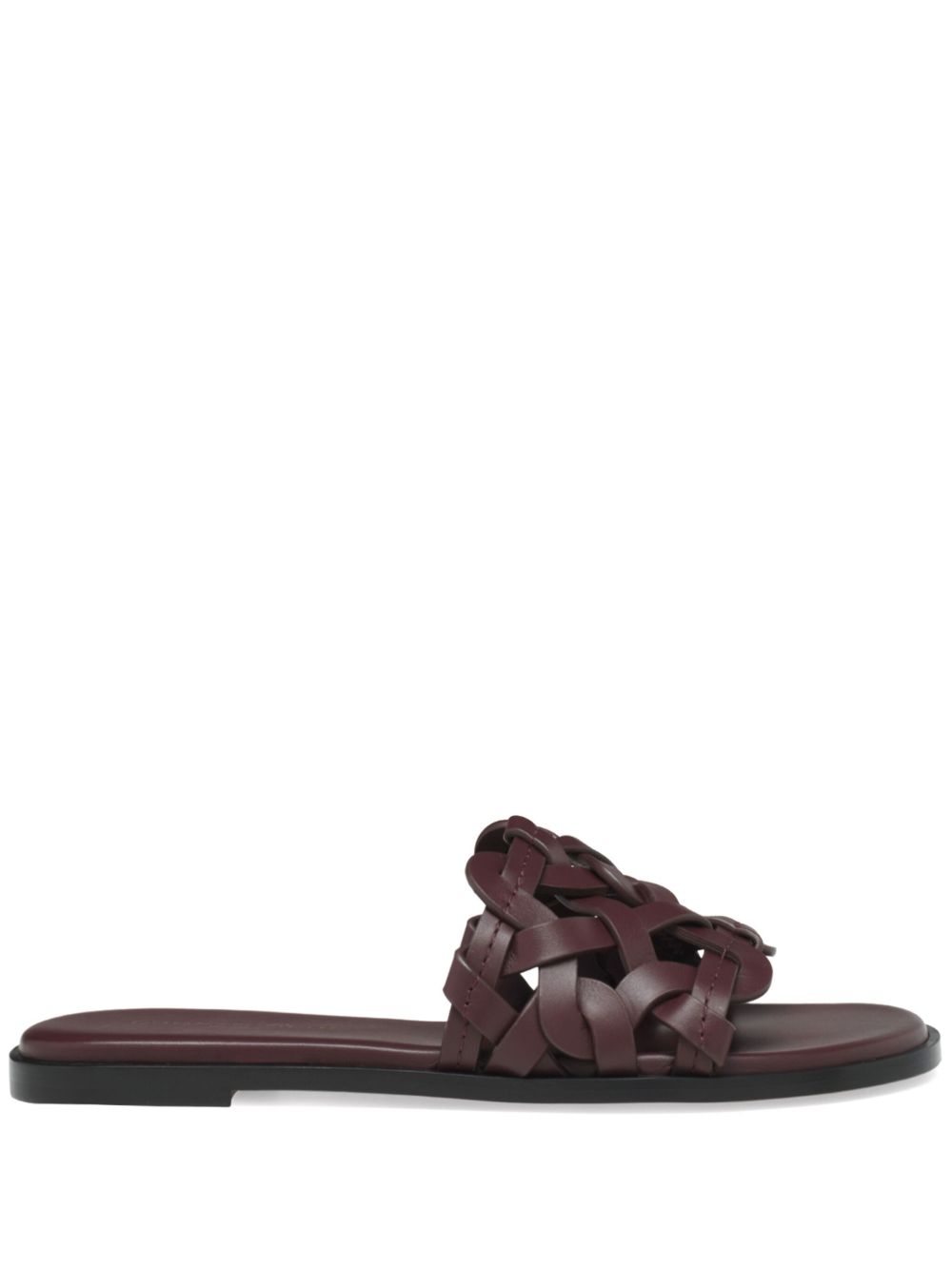 Gianvito Rossi Amalfi 拖鞋 - 褐色