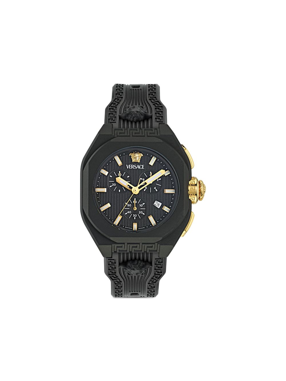 Versace V-Legend Chrono 44毫米腕表 - 黑色