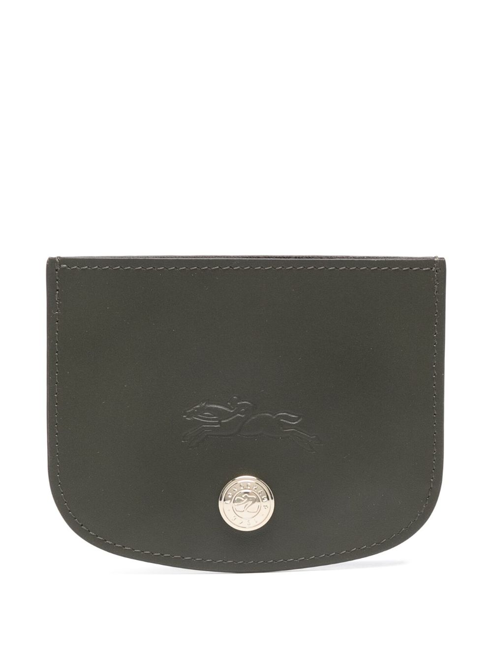 Longchamp Épure 卡夹 - 绿色