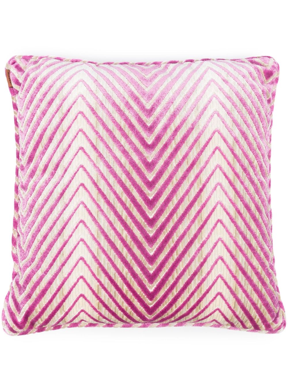 Missoni Home Z字形图案抱枕 - 粉色