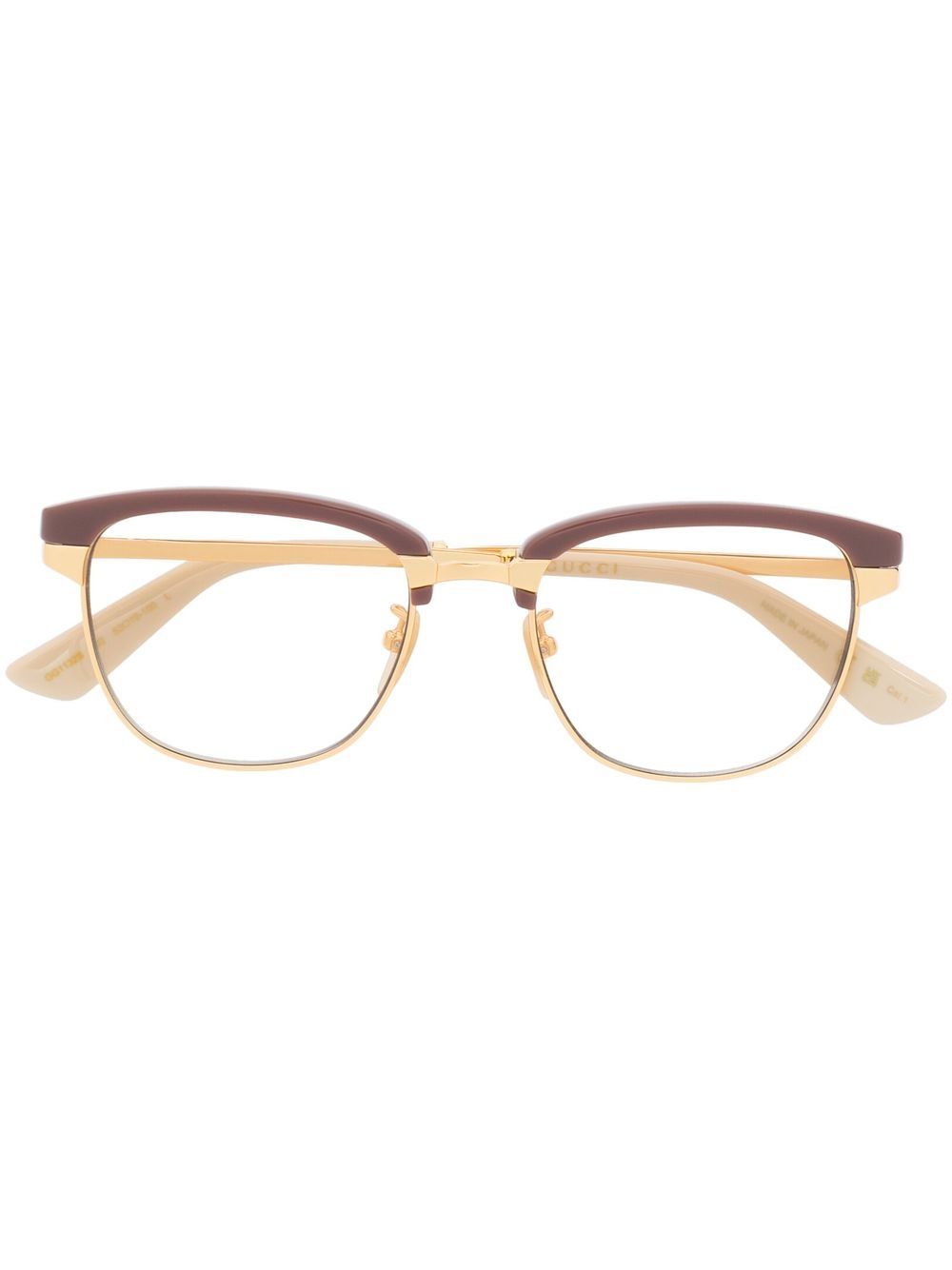 Gucci Eyewear Wayfarer 镜框有色镜片太阳眼镜 - 中性色