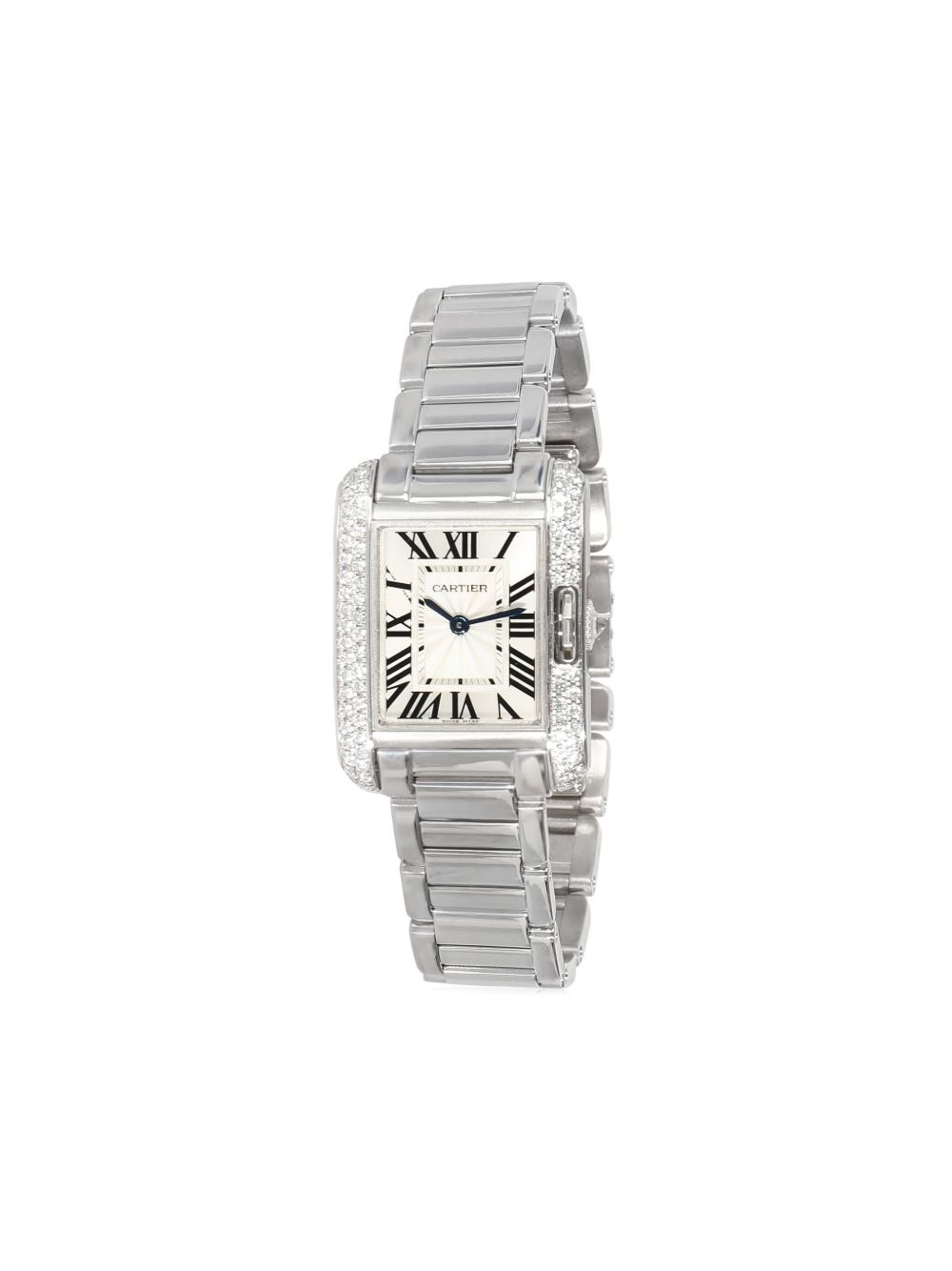 Cartier Tank Anglaise 腕表（典藏款） - 银色