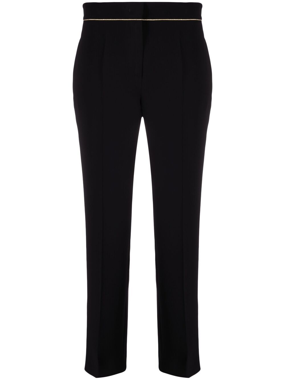 Max Mara Stella 精裁露踝裤 - 黑色