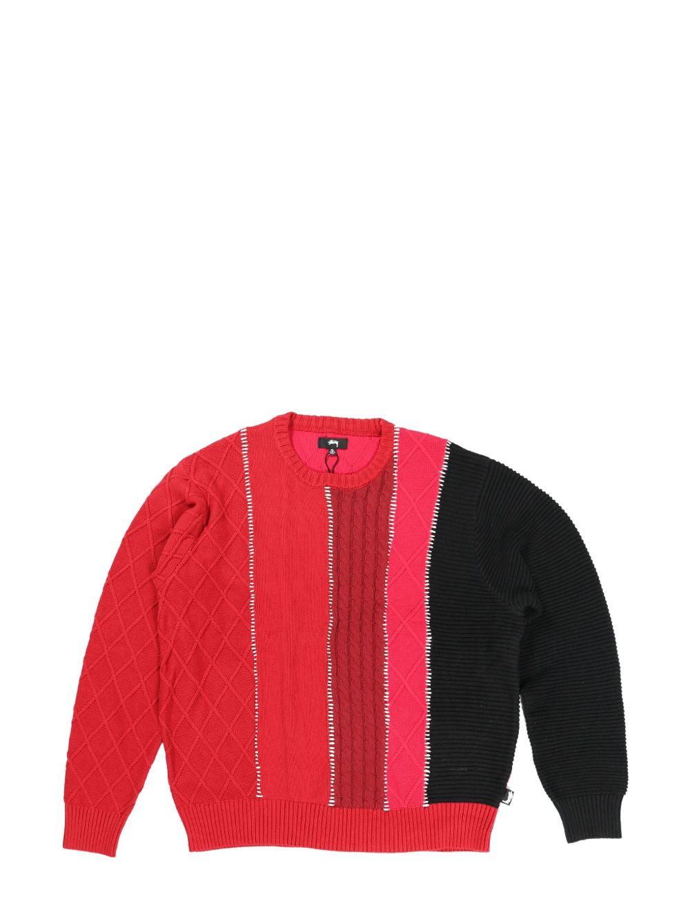 Stüssy Rose patchwork jumper - 粉色