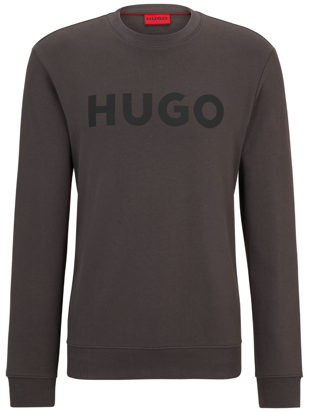 HUGO logo印花棉卫衣 - 灰色