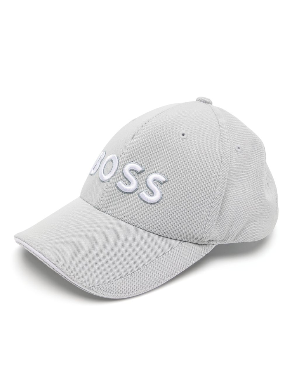 BOSS logo刺绣棒球帽 - 蓝色