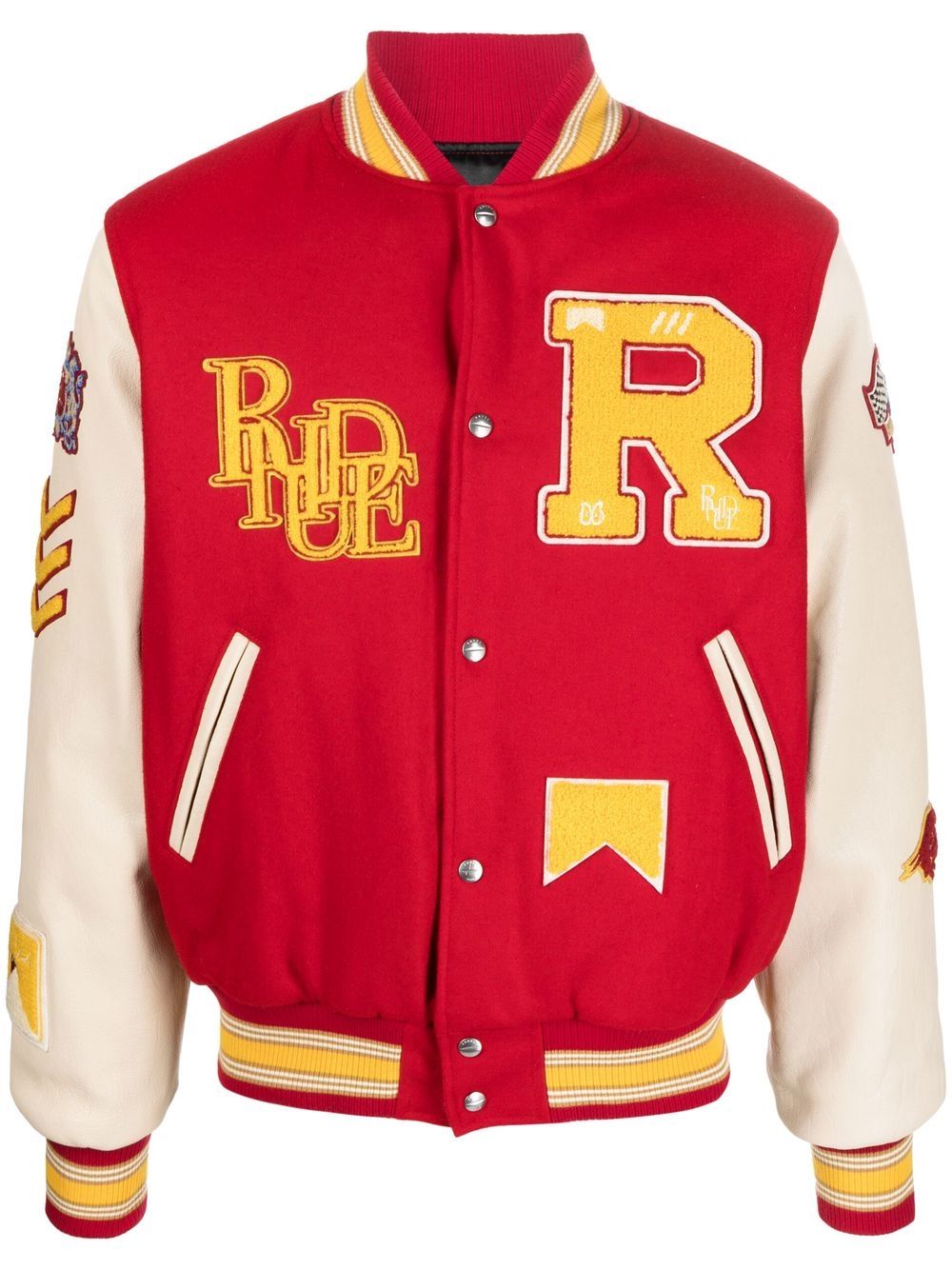 RHUDE Bull Market 棒球夹克 - 红色