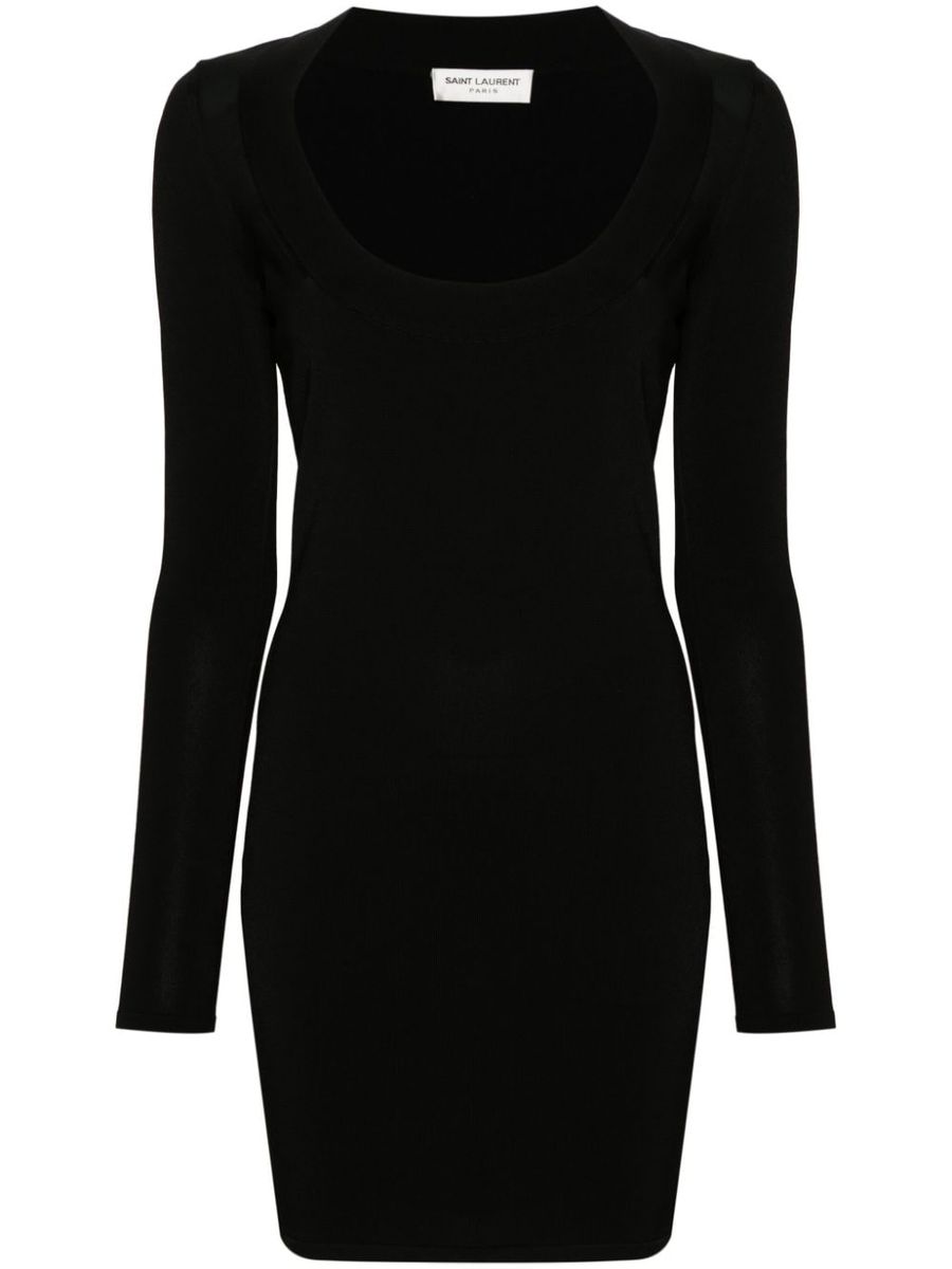 Saint Laurent Knitted Mini Dress