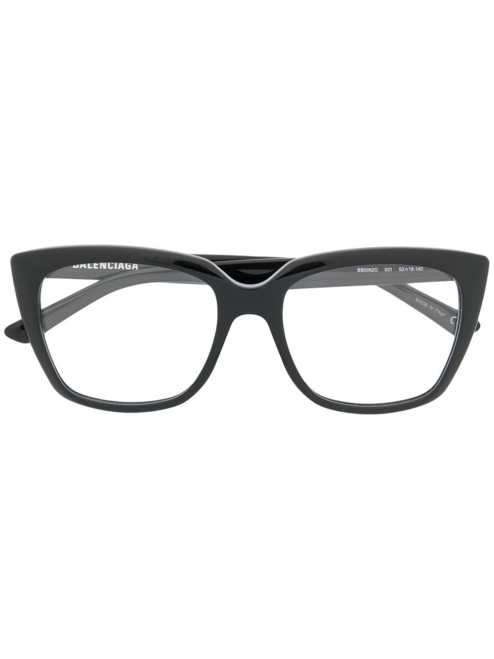Balenciaga Eyewear 方框眼镜 - 黑色