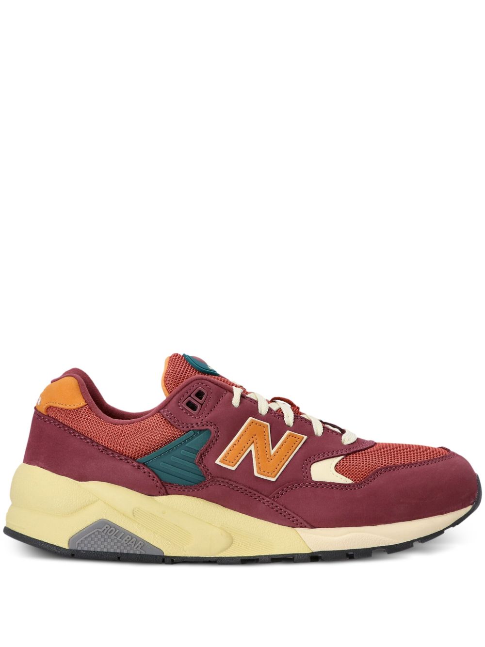 New Balance The 580 拼接运动鞋 - 红色