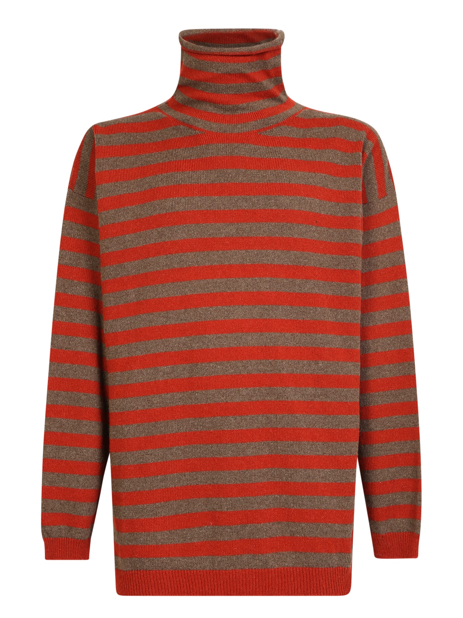 Lardini Alpaca Wool- Blend High Neck Sweater