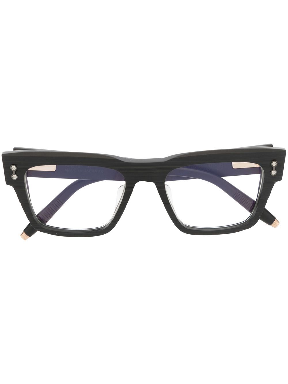Akoni Columba Wayfarer 镜框眼镜 - 黑色
