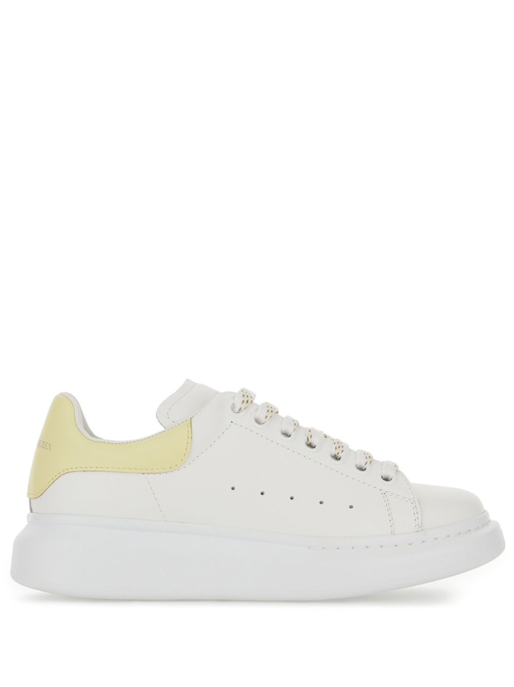 Alexander McQueen Oversized 厚底低帮运动鞋 - 白色