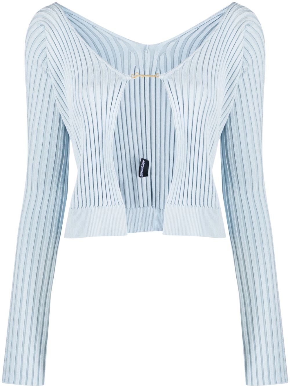 Jacquemus La Maille Pralu Longue 开衫 - 蓝色