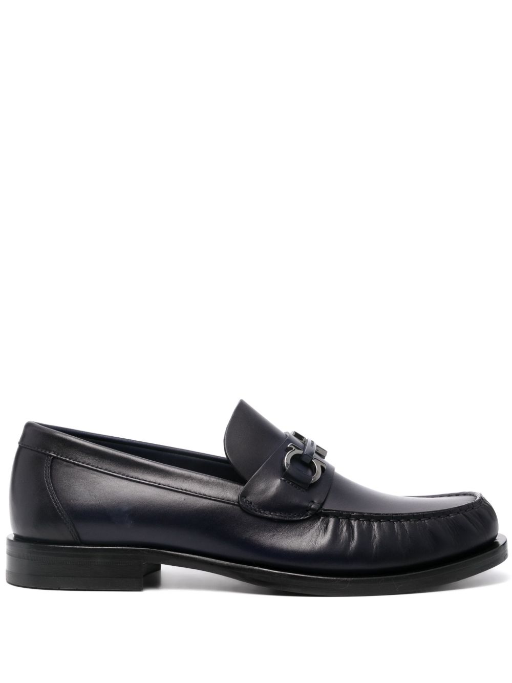 Ferragamo Gancini 标牌乐福鞋 - 蓝色