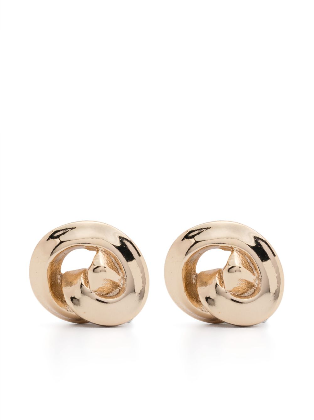 Eddie Borgo Knotted earrings - 金色