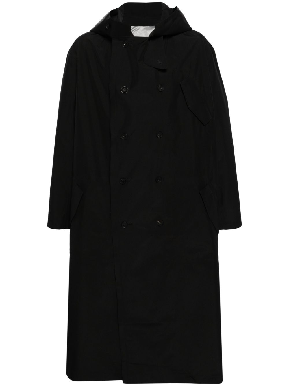 Y-3 x Yohji Yamamoto Gore -Tex® 中长风衣 - 黑色
