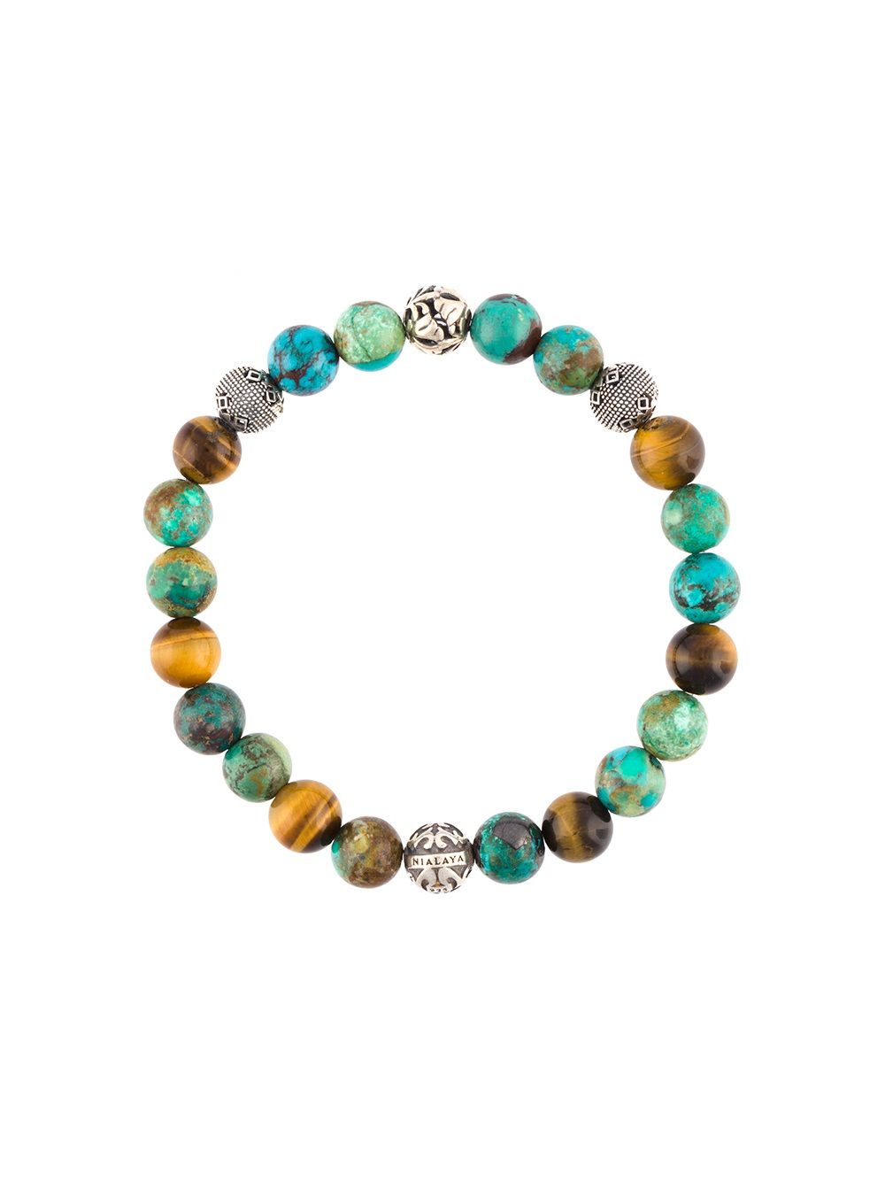 Nialaya Jewelry 珠饰手链 - 蓝色