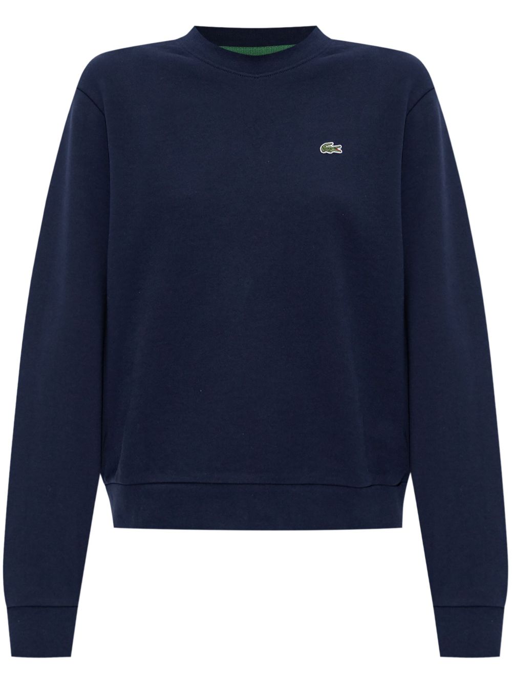Lacoste 宽松抓绒圆领套头衫 - 蓝色
