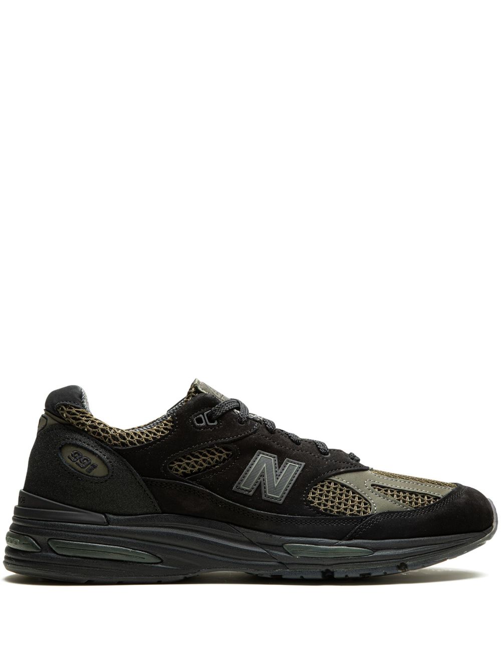 New Balance 991v2 Stone Island - Black Grey 运动鞋 - 黑色