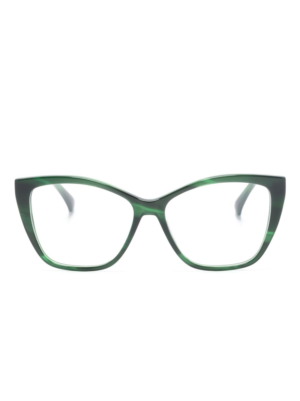 Max Mara Eyewear 方框眼镜 - 绿色