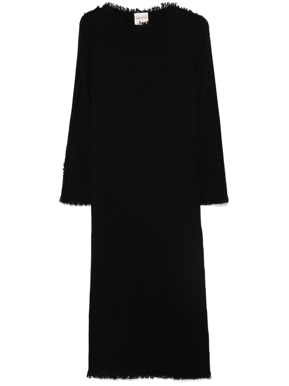 Semicouture Justine maxi dress - 黑色