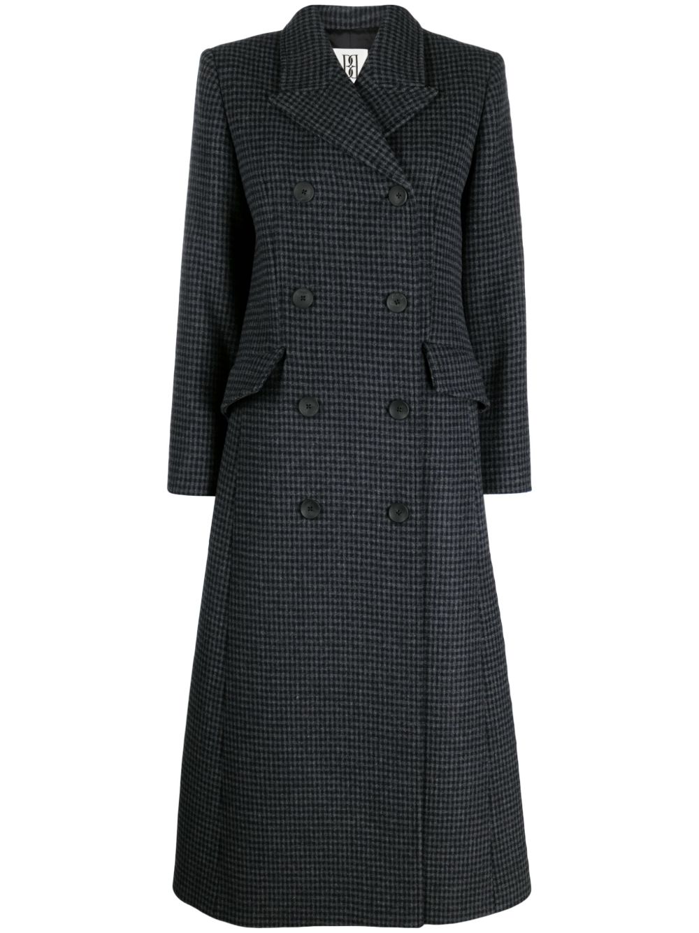 By Malene Birger Gardeniia 格纹长款外套 - 蓝色