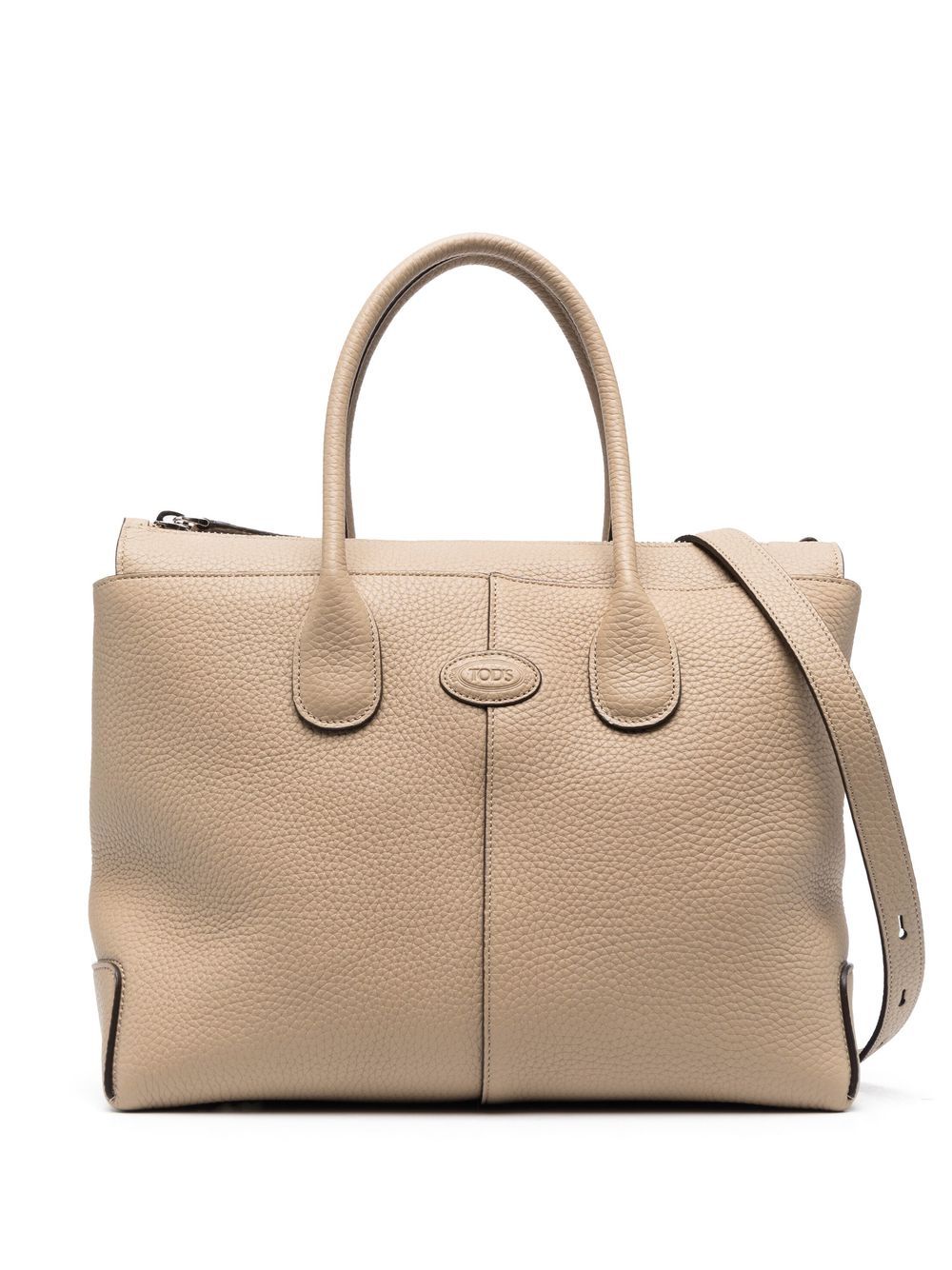 Tod's Di Bag 皮质中号手提包 - 中性色