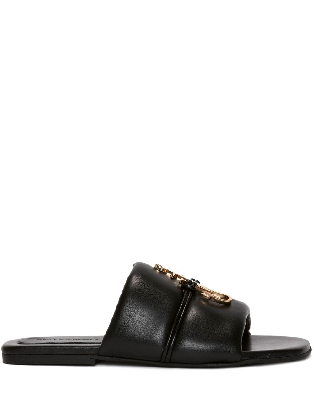 JW Anderson JW Anchor logo标牌拖鞋 - 黑色
