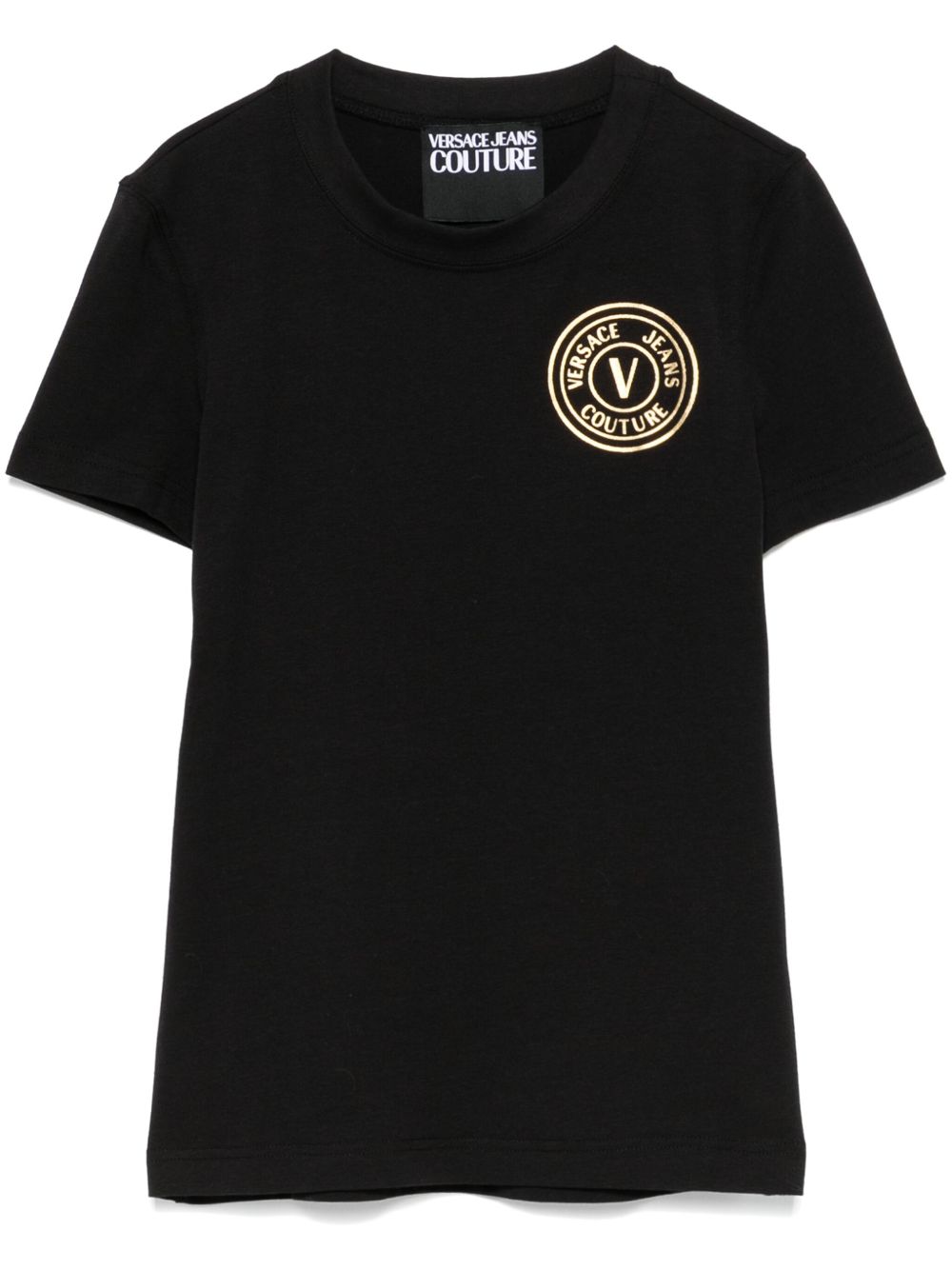 Versace Jeans Couture logo印花T恤 - 黑色