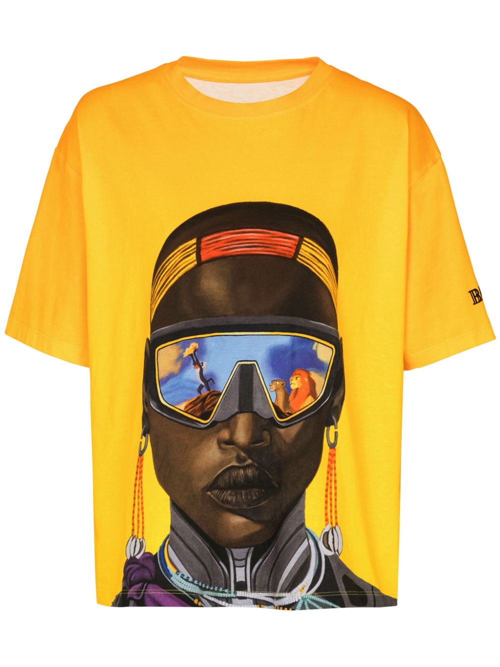 Balmain x Disney The Lion King T恤 - 黄色