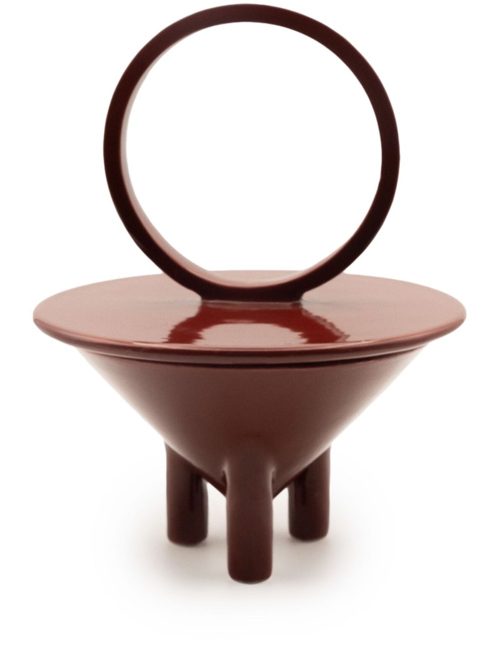 C'era Fragrance Terra Drop 蜡烛（18厘米 x 23厘米） - 褐色