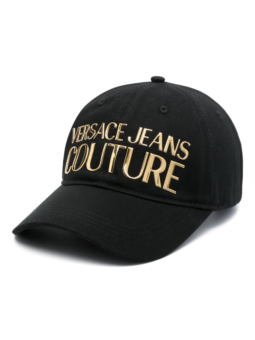 Versace Jeans Couture logo棉棒球帽 - 黑色